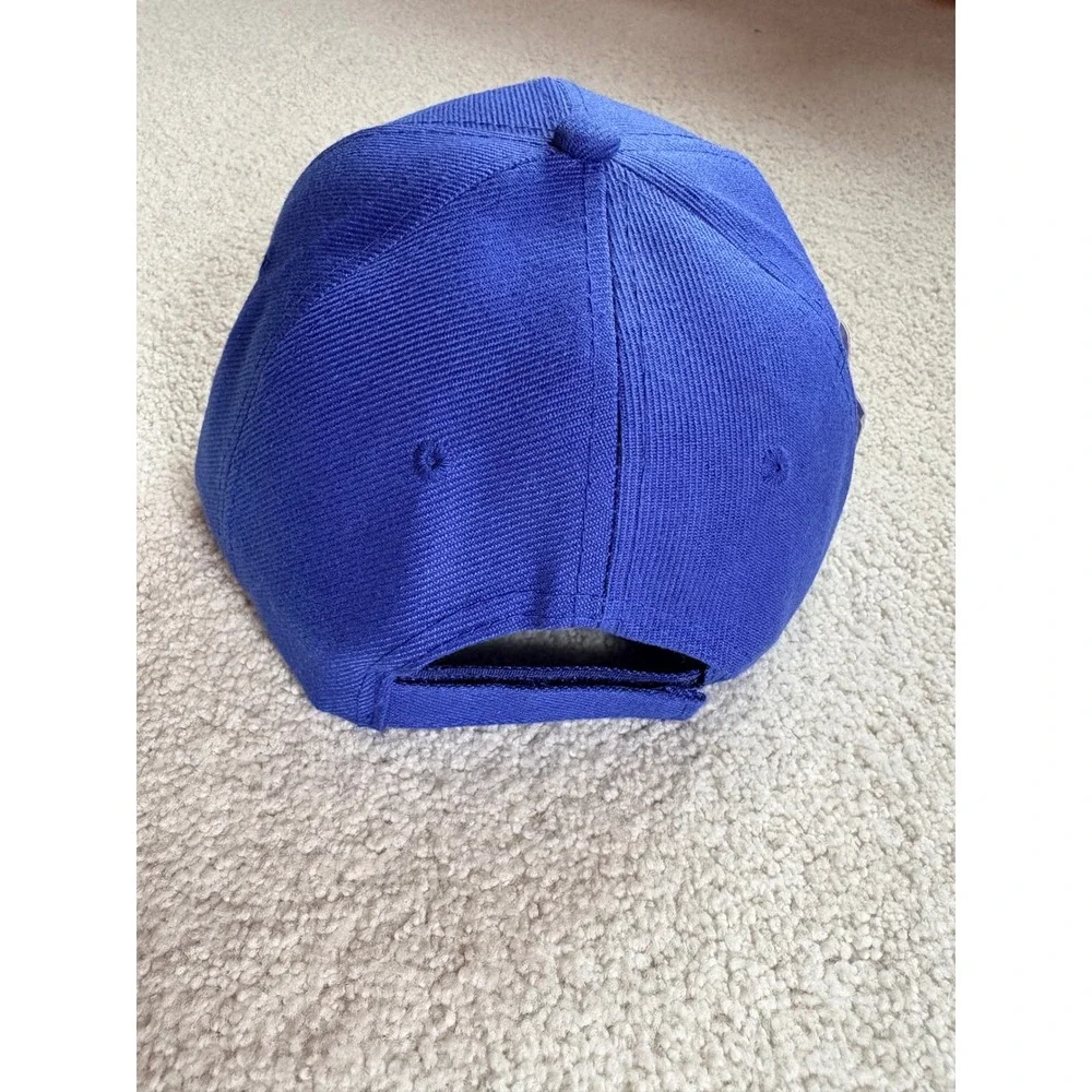 Mingxingcap Baseball Hat Wool Acrylic NY New York NEW One Size Blue Adjustable